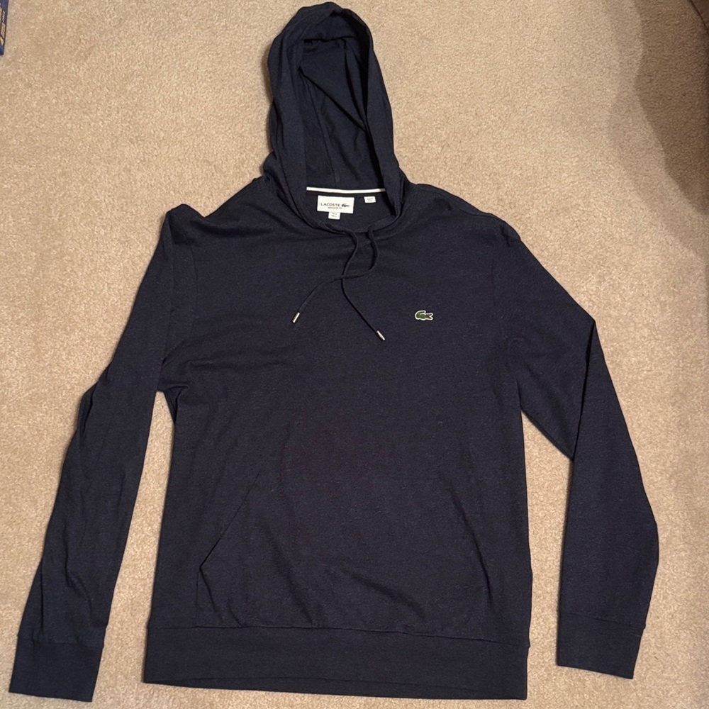 Lacoste Men's Navy Hoodie